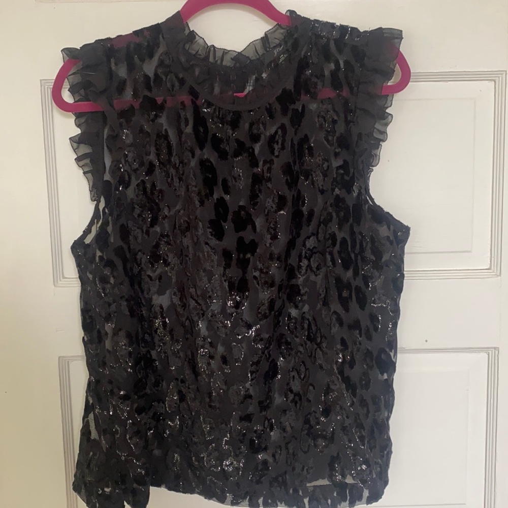 Jcrew Leopard Print Blouse